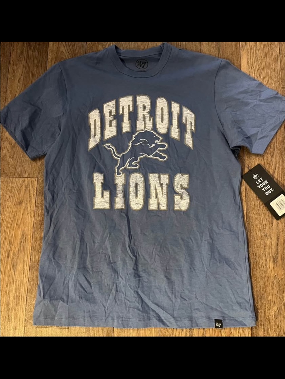 Detroit Lions Football Team Graphic tshirt Adult unisex small new w tags